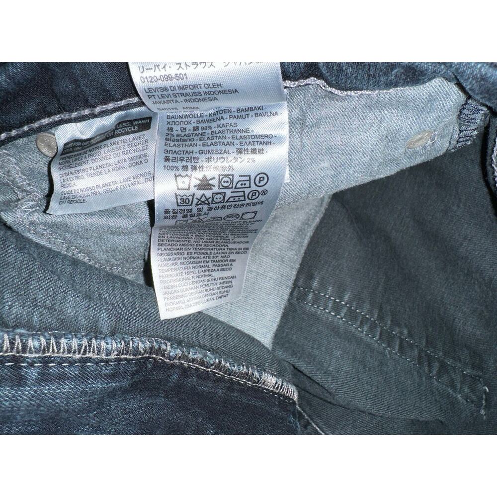 Levis 505 Men's Size 38x30 Jeans Straight Leg Blue Denim Red Tab Levi's 38 Mens - Picture 7 of 8